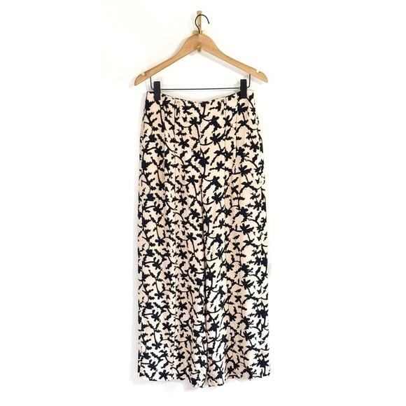 NWOT Ulla Johnson Wide-Leg Floral High-Waist Delvine Pant - Picture 2 of 7